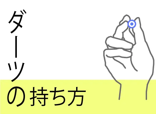 ダーツの持ち方
